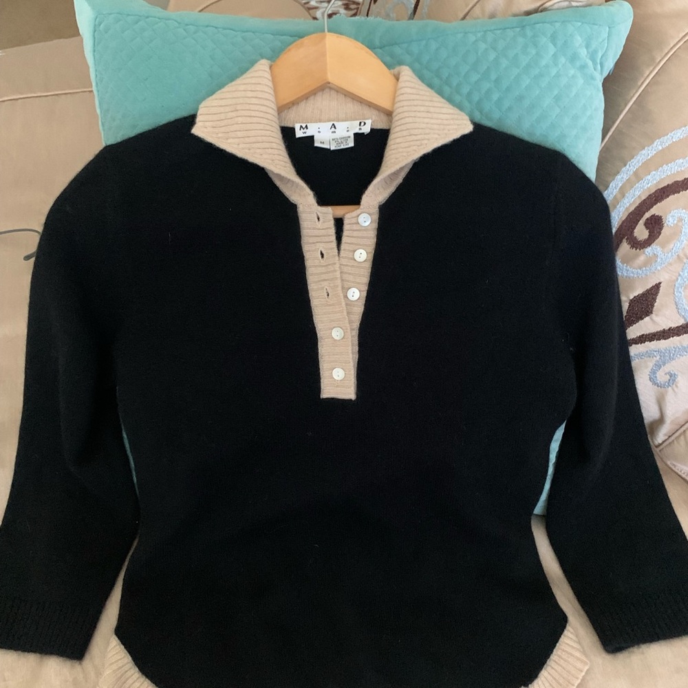 MAD Cashmere Oyster Sweater